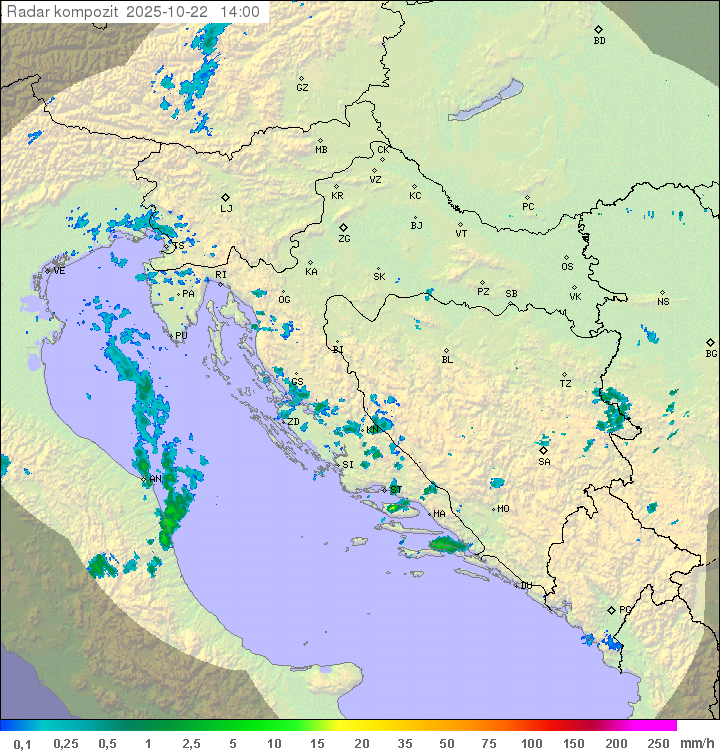 Padavine Hrvaška