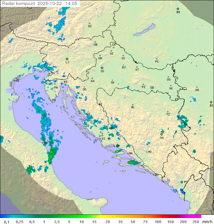 Padavine Hrvaška