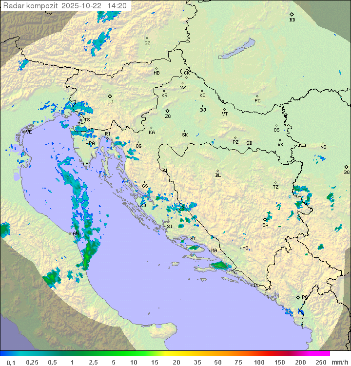 Padavine Hrvaška