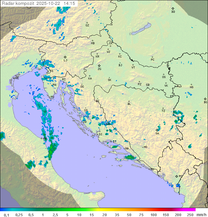 Padavine Hrvaška