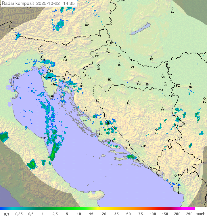 Padavine Hrvaška