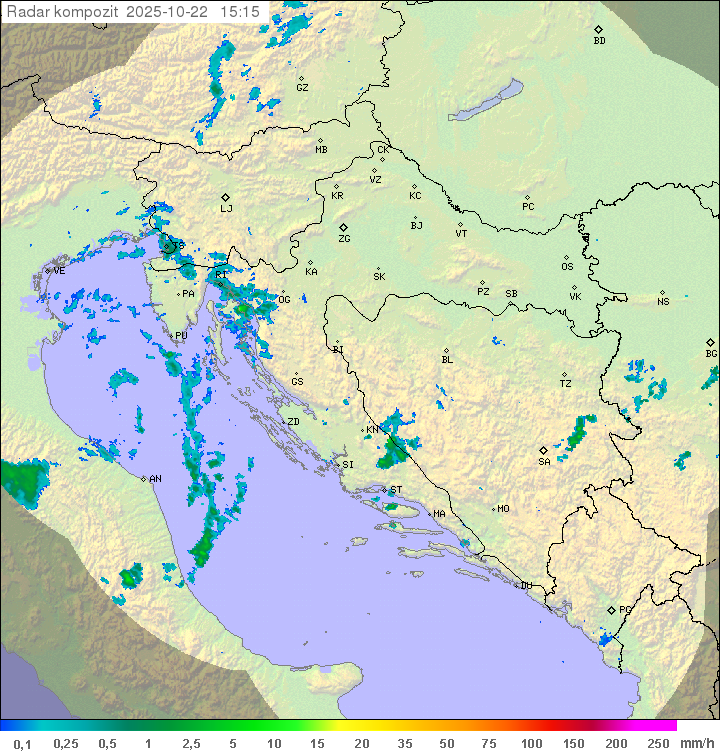 Padavine Hrvaška