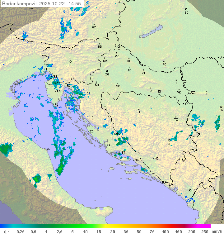 Padavine Hrvaška