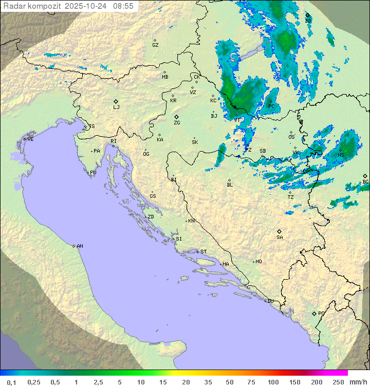 Padavine Hrvaška