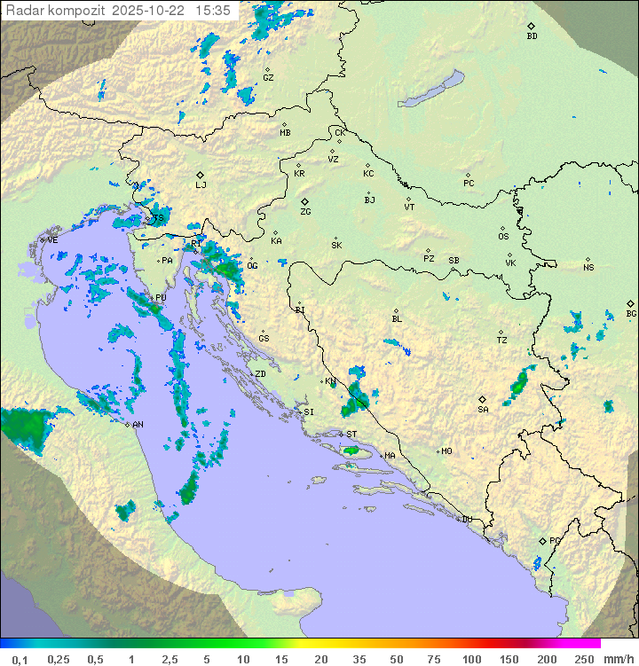 Padavine Hrvaška