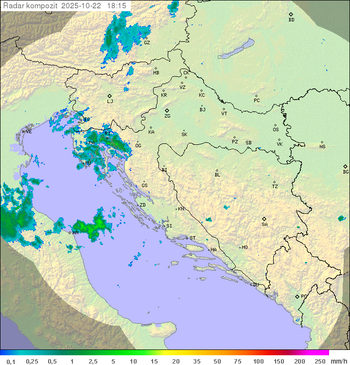 Padavine Hrvaška