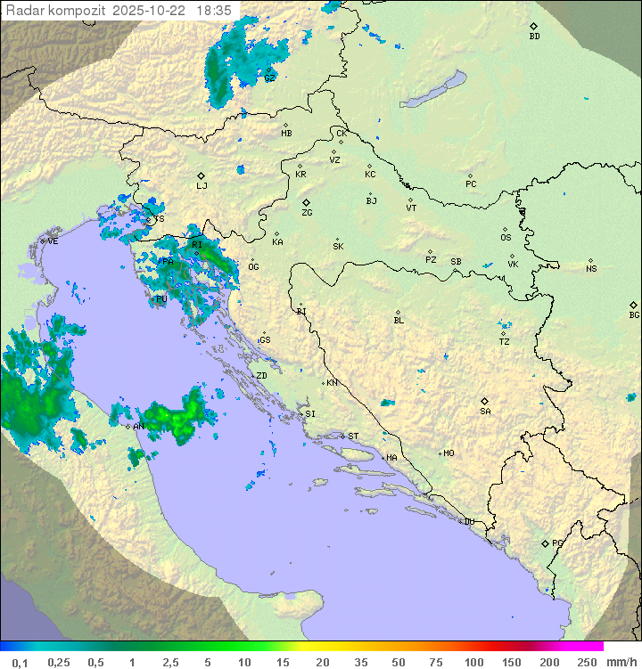 Padavine Hrvaška