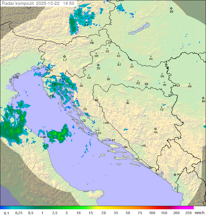 Padavine Hrvaška