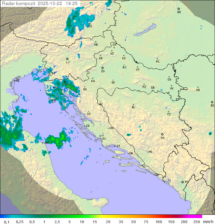 Padavine Hrvaška