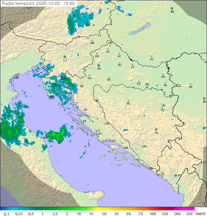 Padavine Hrvaška