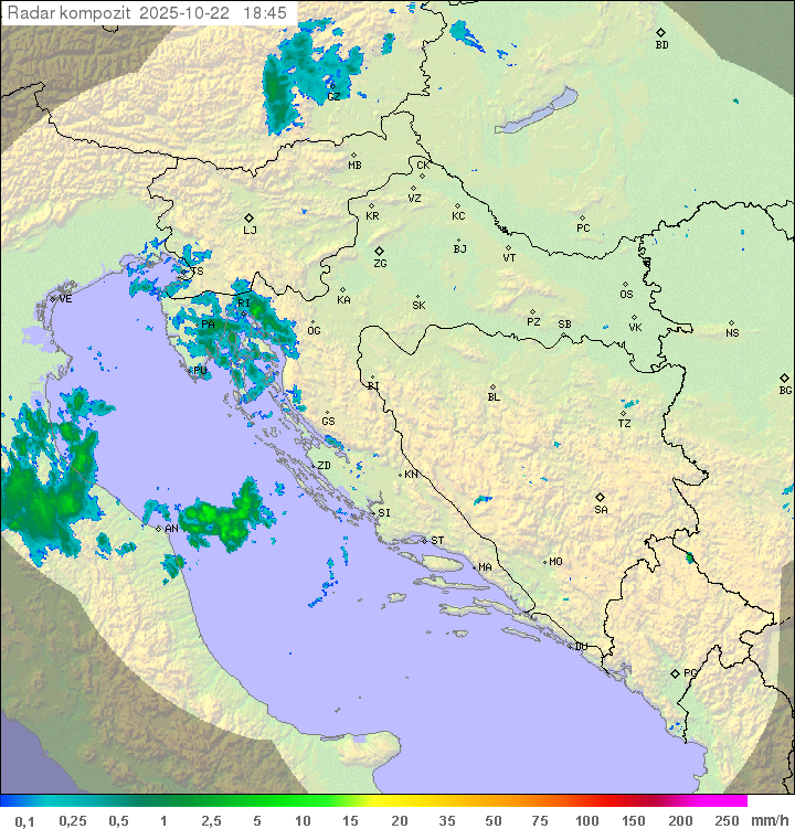 Padavine Hrvaška