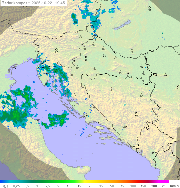 Padavine Hrvaška