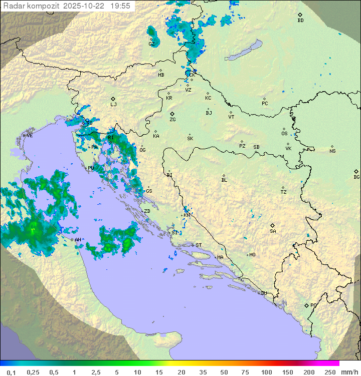 Padavine Hrvaška