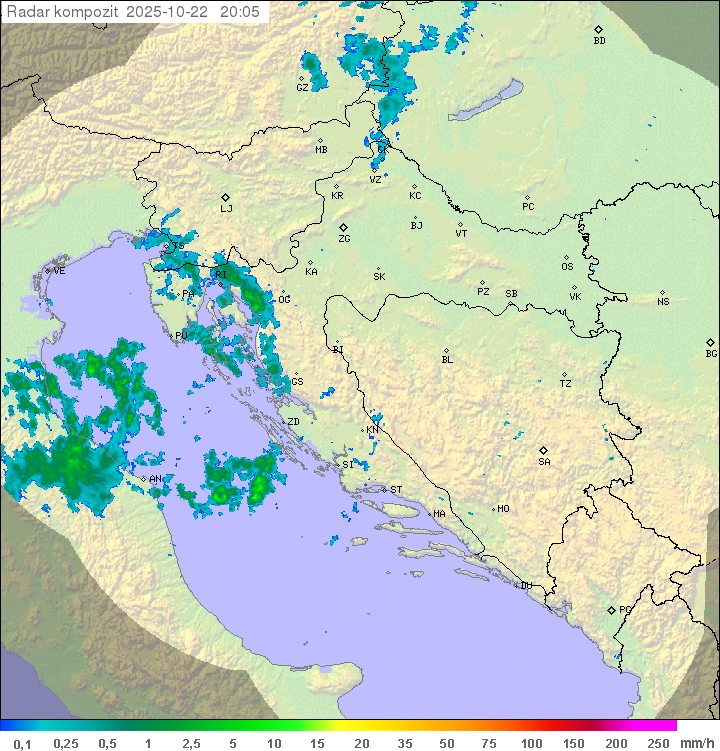 Padavine Hrvaška