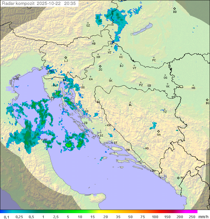 Padavine Hrvaška