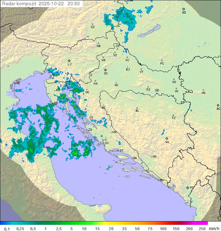 Padavine Hrvaška