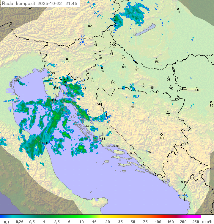 Padavine Hrvaška