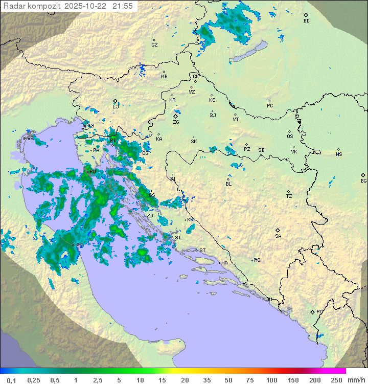 Padavine Hrvaška