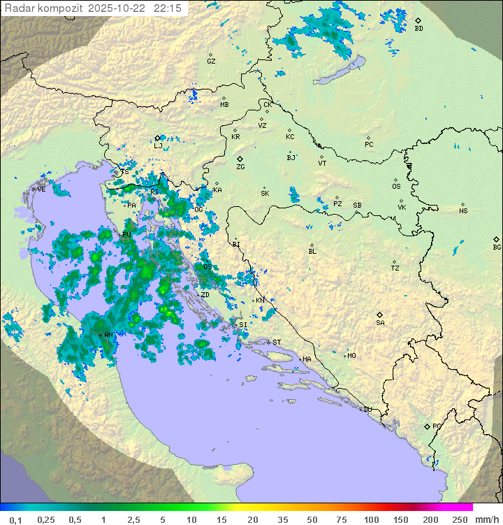 Padavine Hrvaška