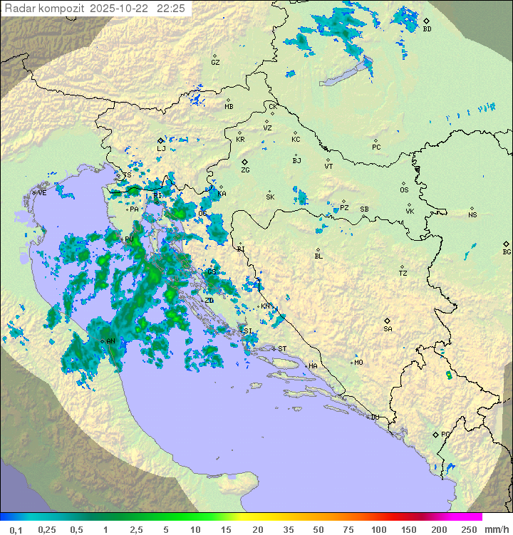 Padavine Hrvaška