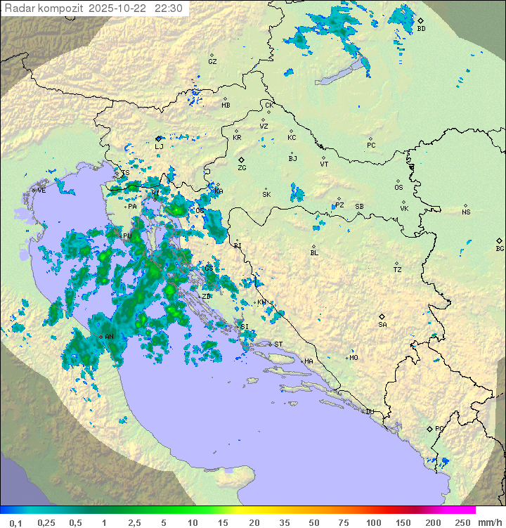 Padavine Hrvaška