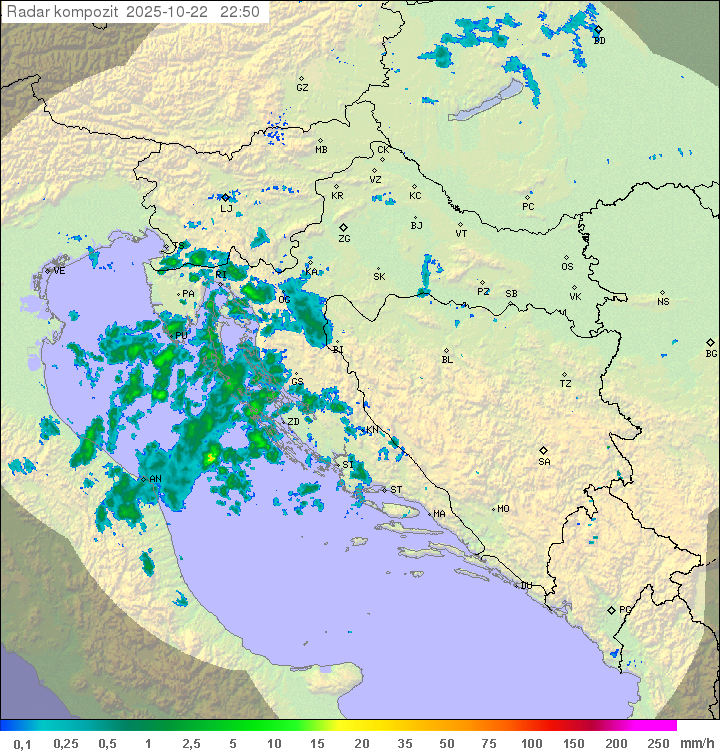 Padavine Hrvaška