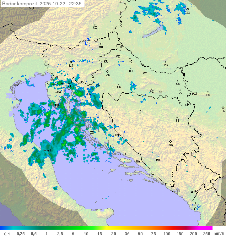 Padavine Hrvaška