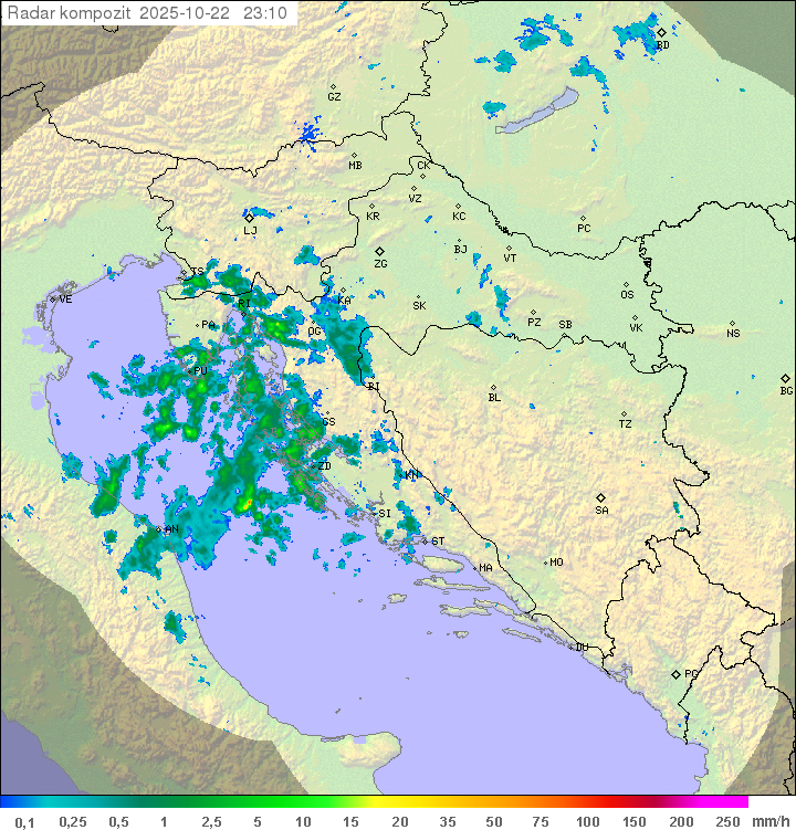 Padavine Hrvaška