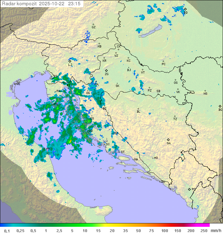 Padavine Hrvaška