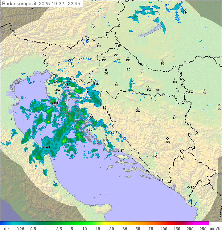 Padavine Hrvaška