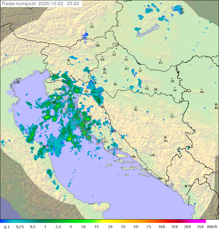 Padavine Hrvaška