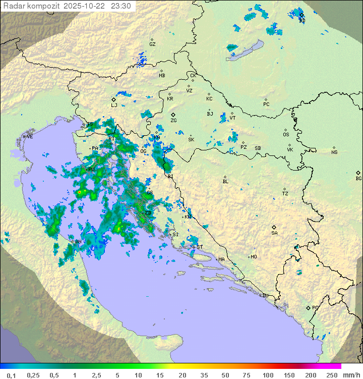 Padavine Hrvaška