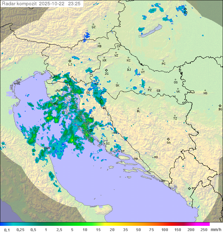 Padavine Hrvaška