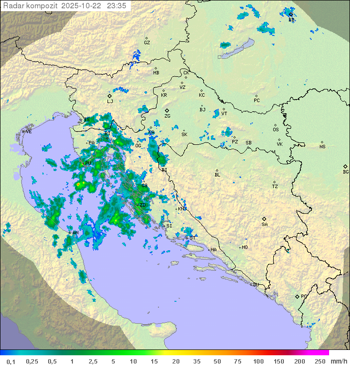 Padavine Hrvaška