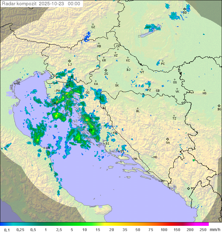 Padavine Hrvaška