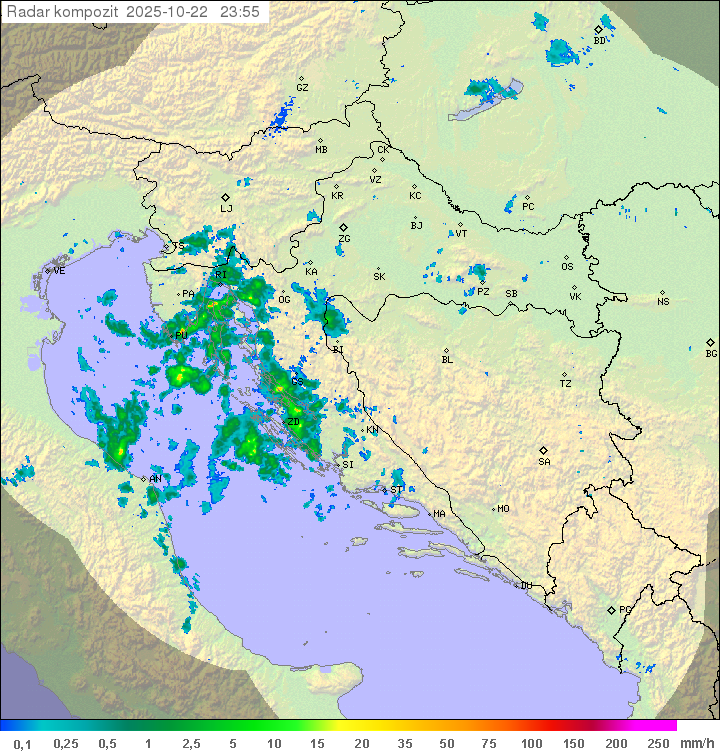 Padavine Hrvaška