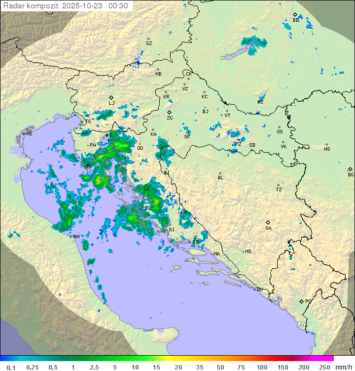 Padavine Hrvaška