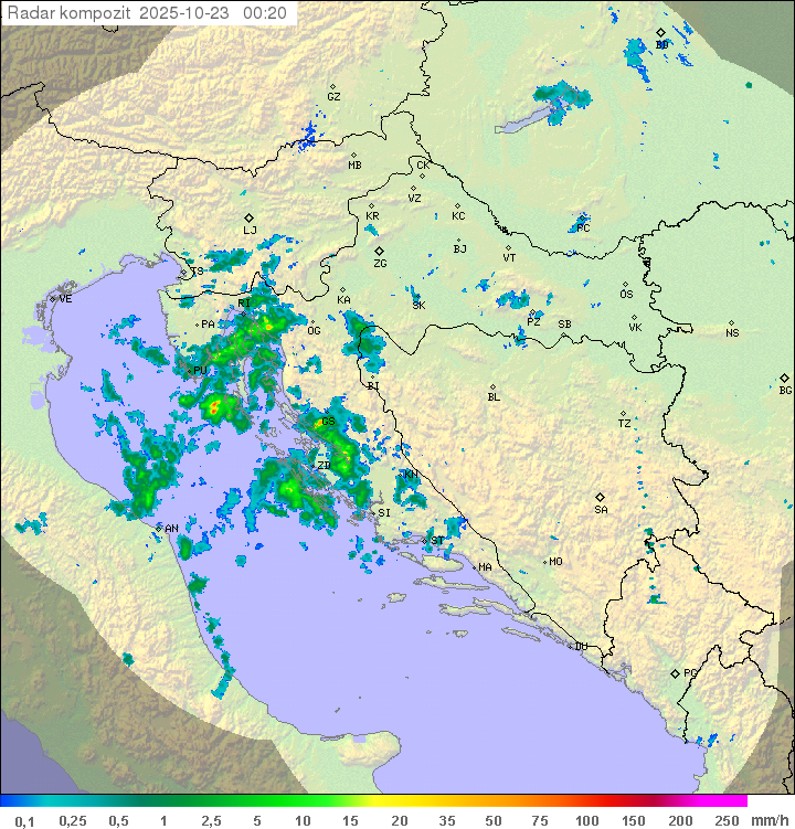 Padavine Hrvaška