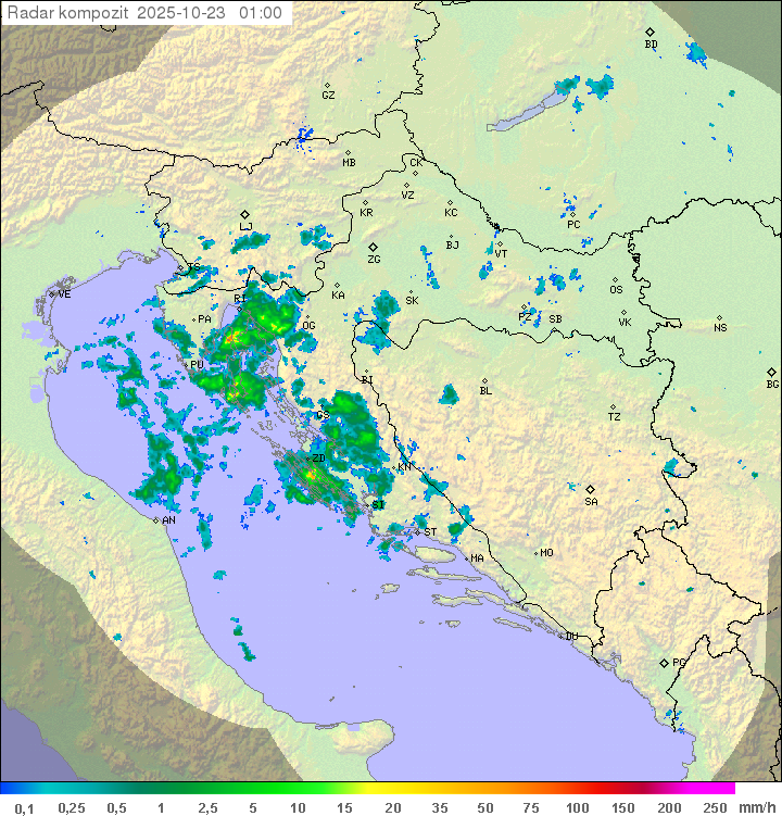 Padavine Hrvaška