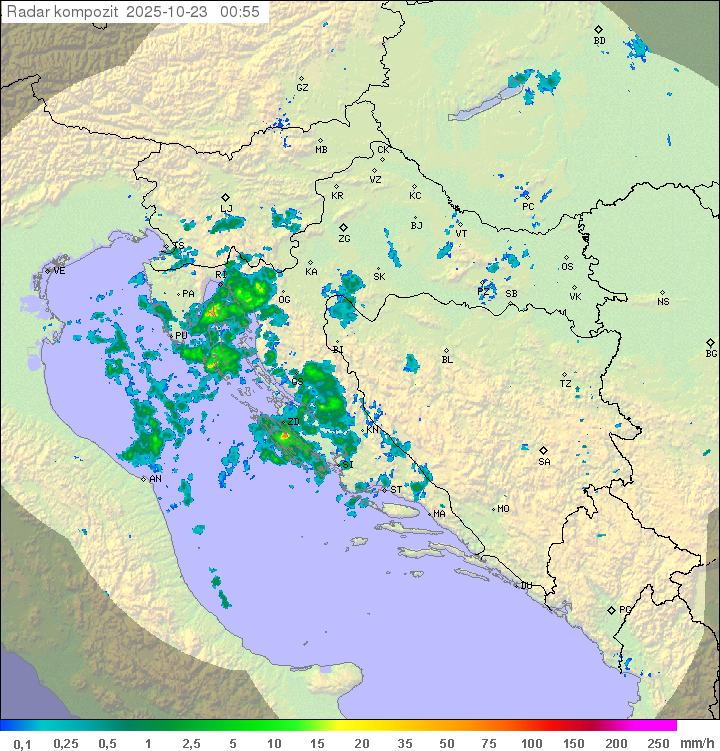 Padavine Hrvaška