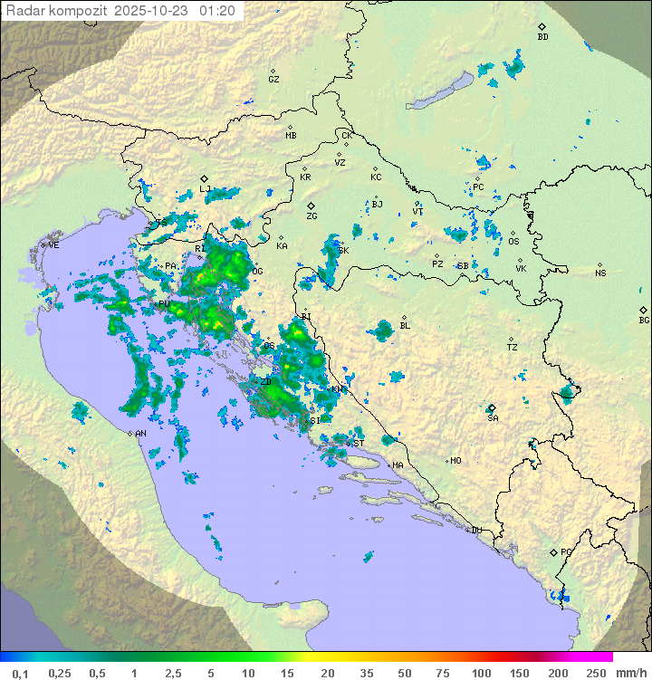 Padavine Hrvaška