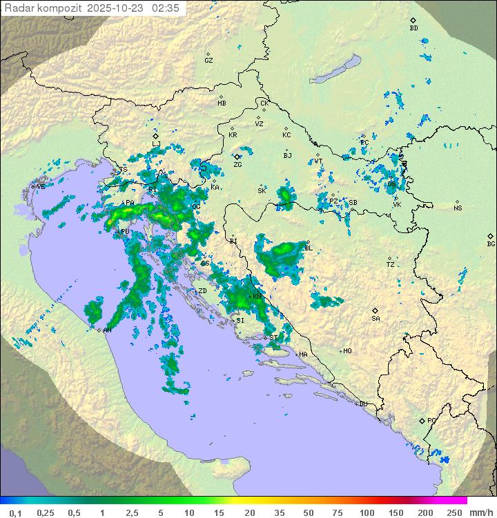Padavine Hrvaška