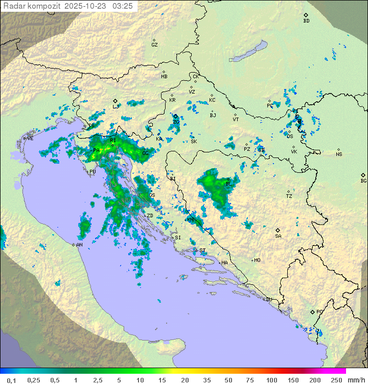 Padavine Hrvaška