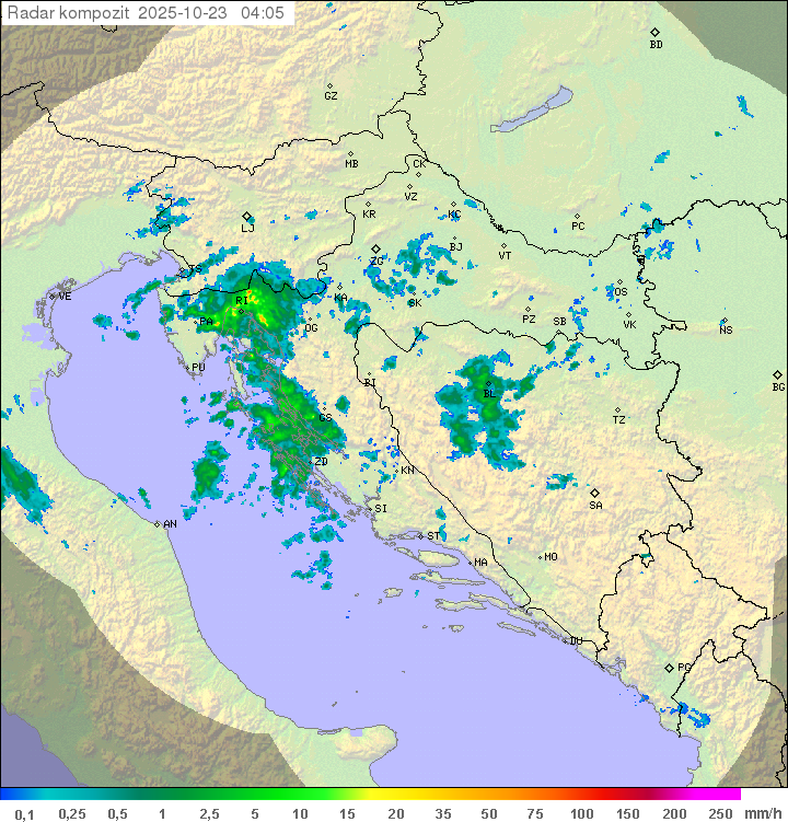 Padavine Hrvaška