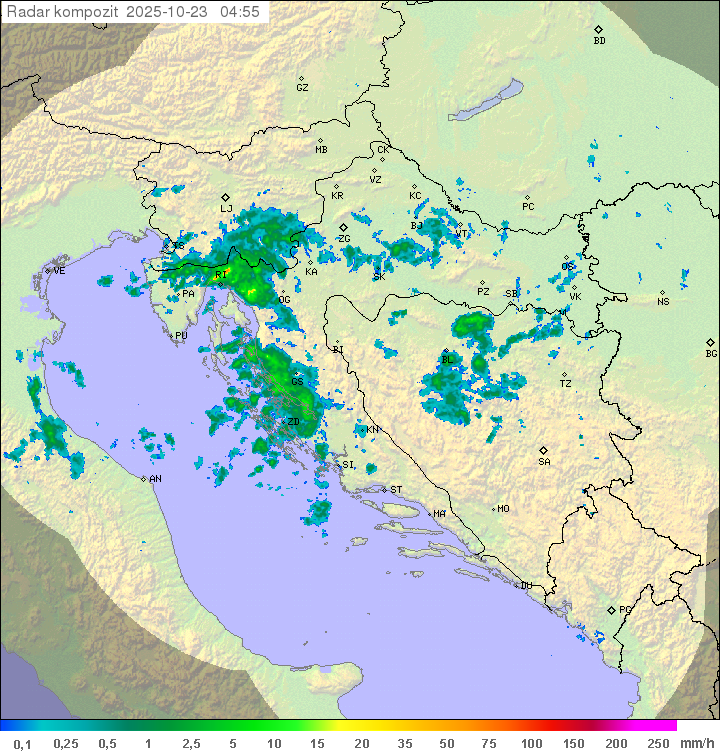 Padavine Hrvaška
