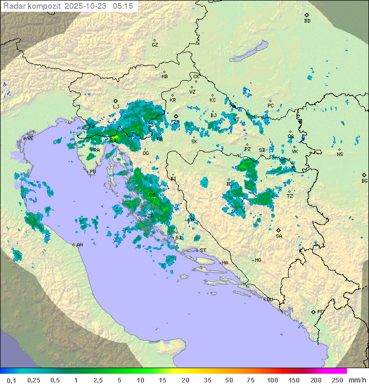 Padavine Hrvaška
