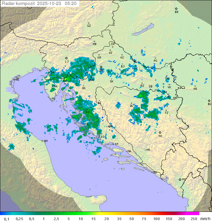 Padavine Hrvaška