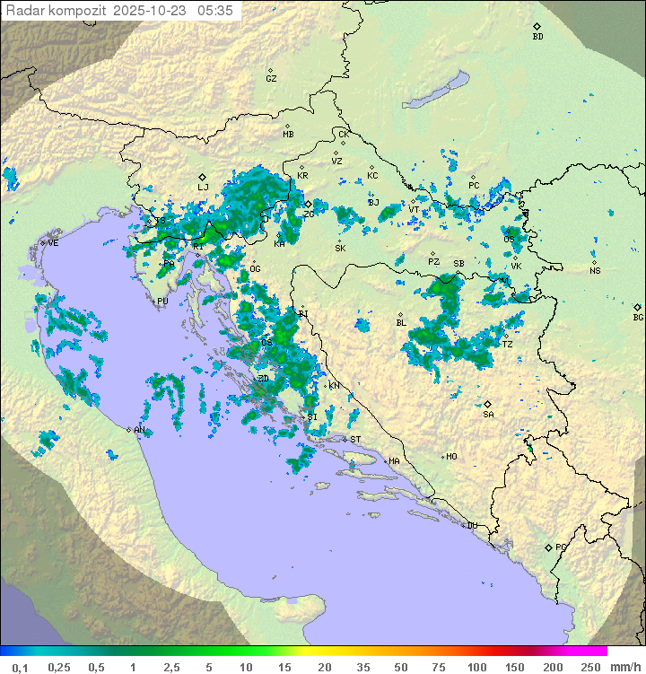 Padavine Hrvaška