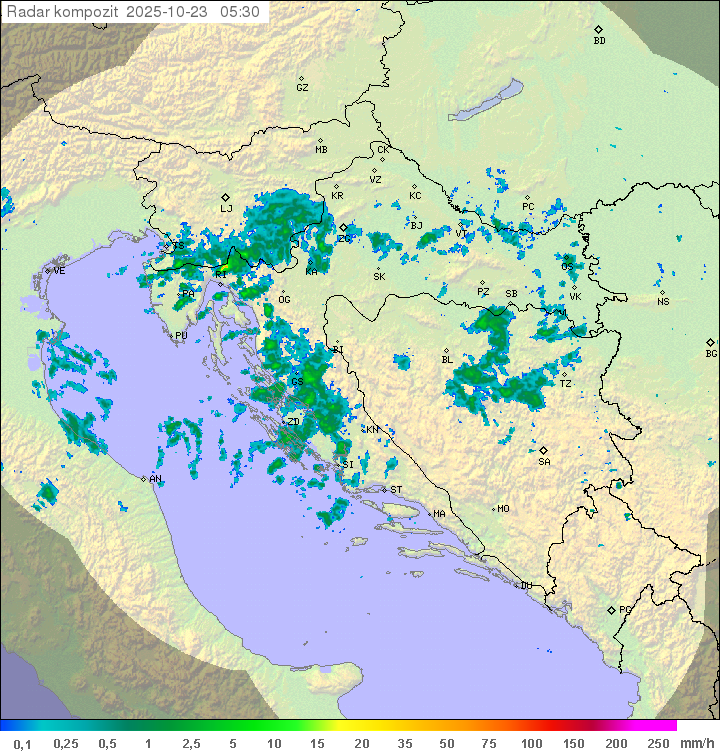 Padavine Hrvaška
