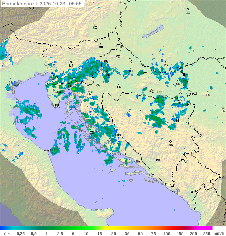 Padavine Hrvaška
